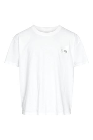 T-shirt in cotone bianco MM6 MAISON MARGIELA | SH2GC0030M20048100